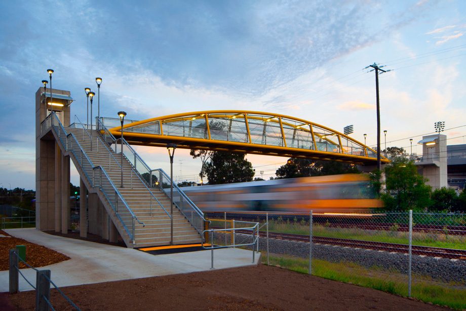 Leumeah Pedestrian Bridge Complete Urban